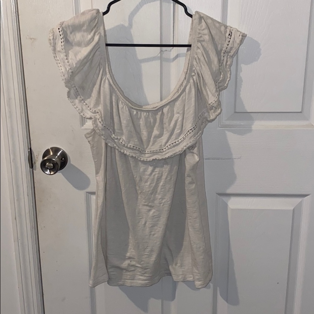 Off the shoulder shirt